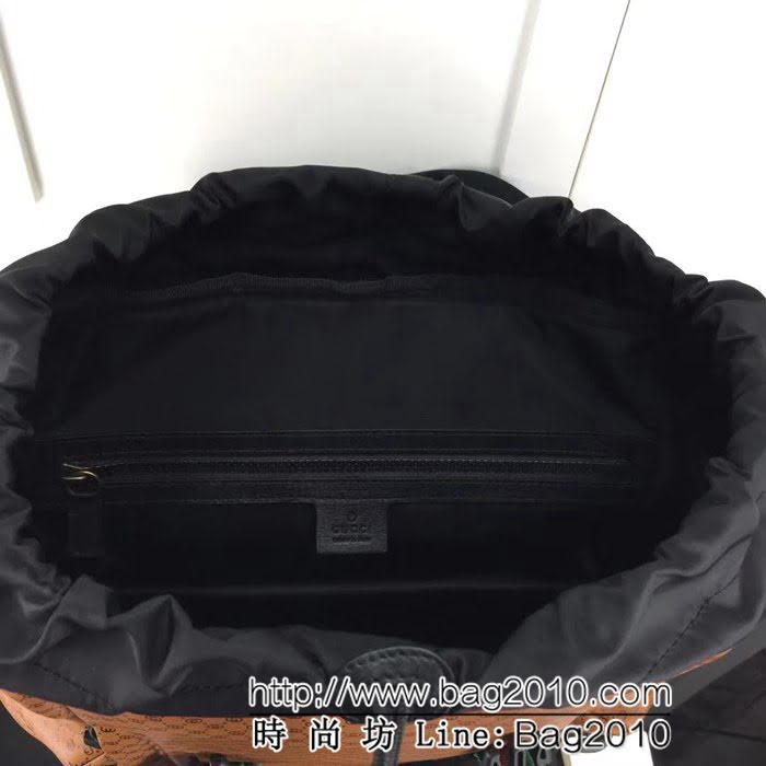 GUCCI古馳原單 新款專櫃品質原單貨實物實拍 536413棕皮雙肩背包 HY1293